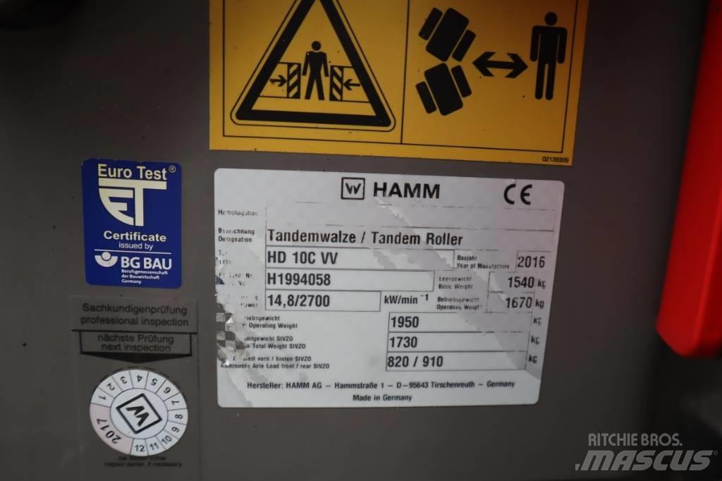 Hamm HD 10C VV Tandemové válce