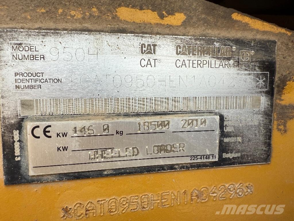 CAT 950 H Kolové nakladače