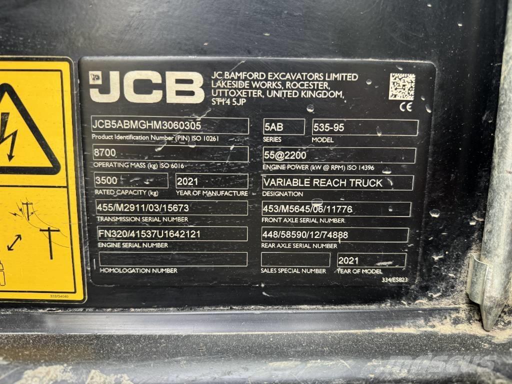 JCB 535-95 Teleskopické manipulátory