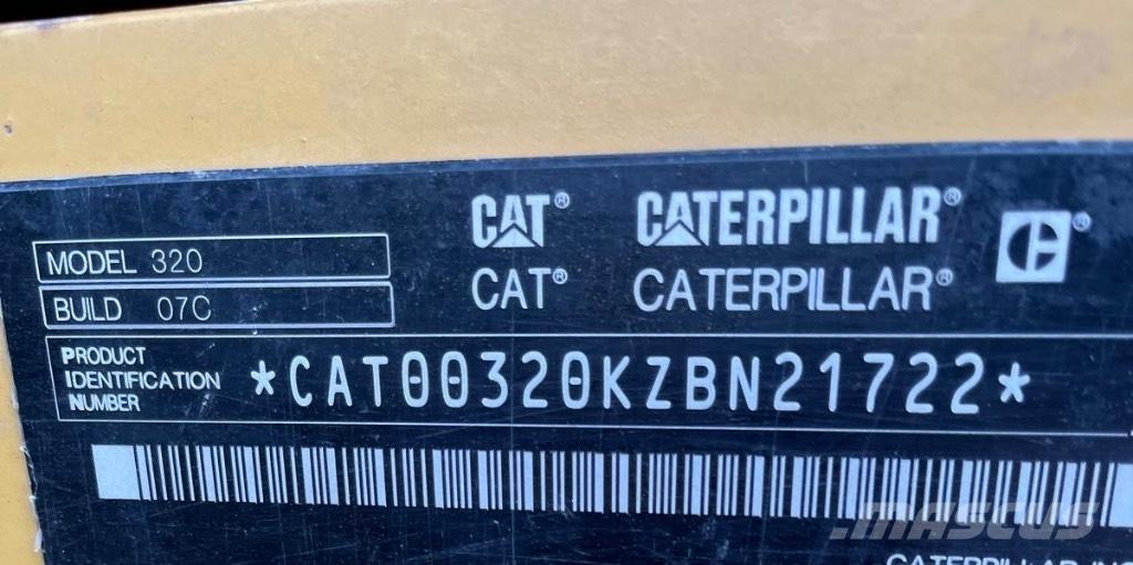 CAT 320 Pásová rýpadla