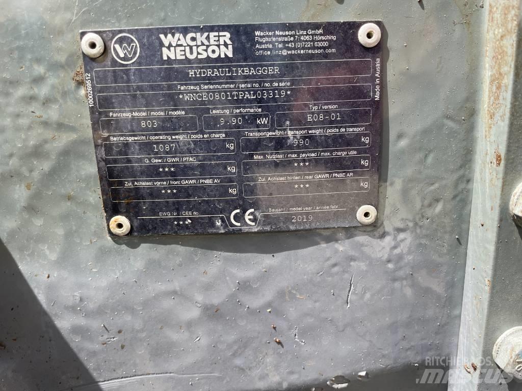 Wacker Neuson 803 Mini rýpadla < 7t