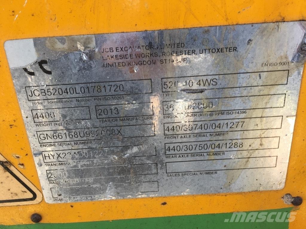 JCB 520-40 Teleskopické manipulátory