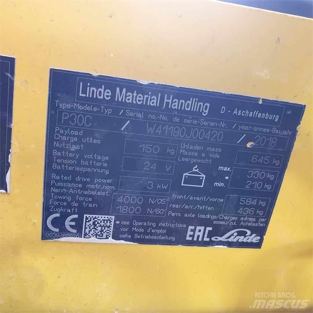 Linde P30C Vlečné vozíky