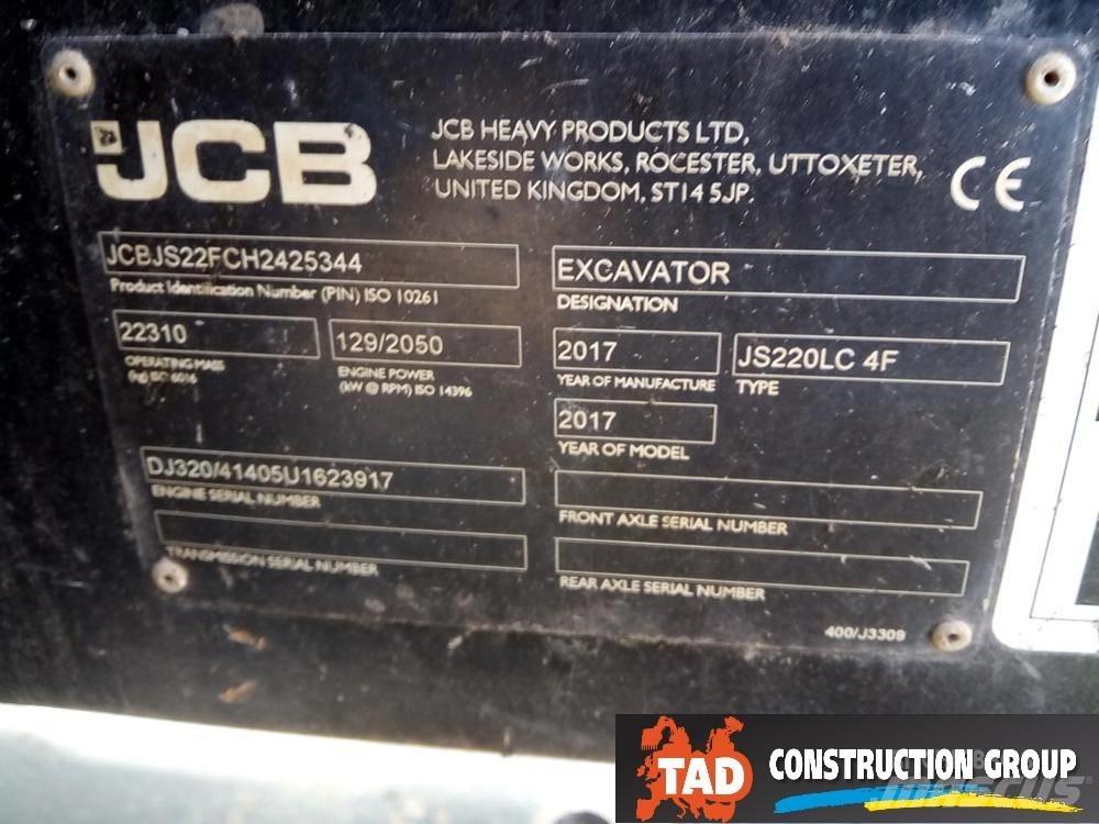 JCB JS 220 LC Pásová rýpadla
