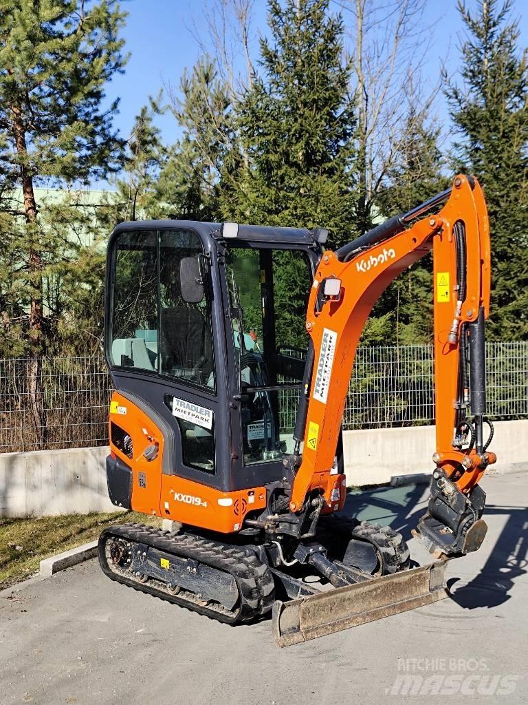 Kubota KX 019-4 Mini rýpadla < 7t