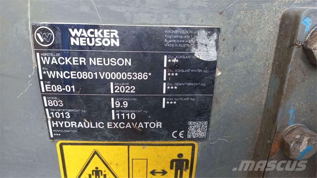 Wacker Neuson 803 Pásová rýpadla