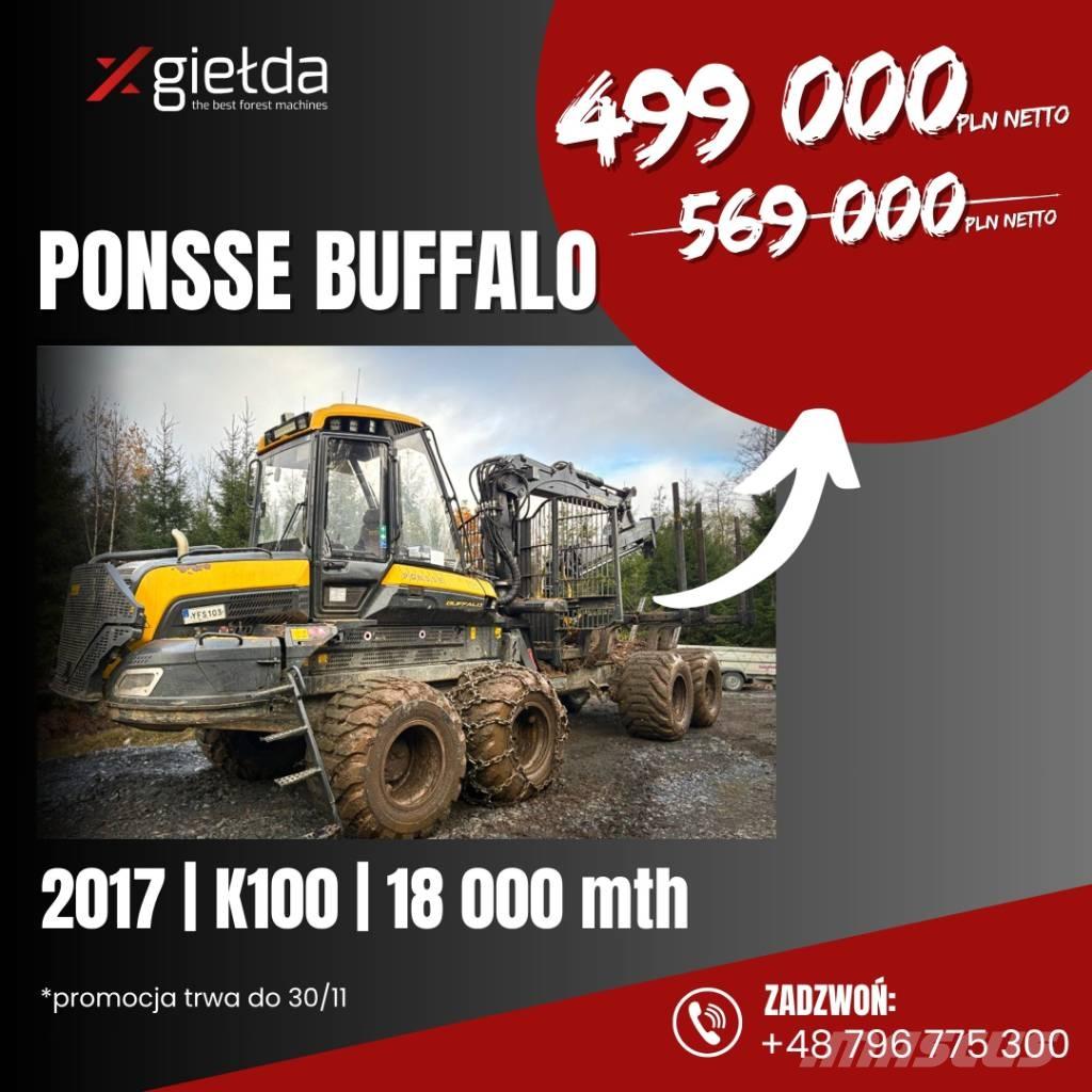 Ponsse Buffalo Vyvážecí traktory