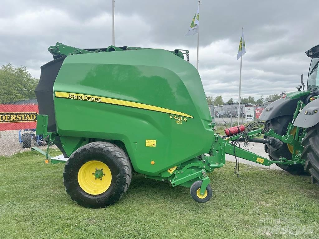 John Deere V461R Lis na válcové balíky