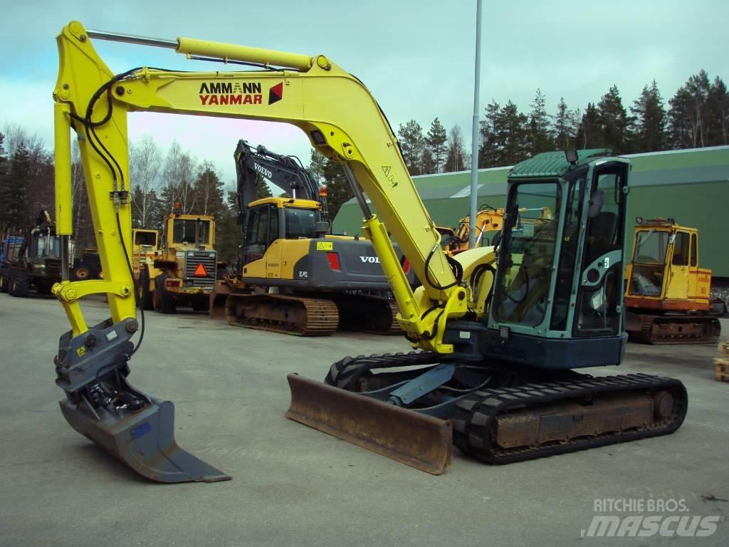 Yanmar Vio 75 Midi rýpadla 7t - 12t