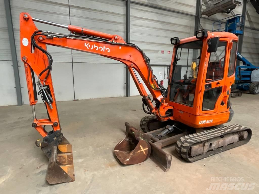 Kubota U 35-3 A 3 Mini rýpadla < 7t