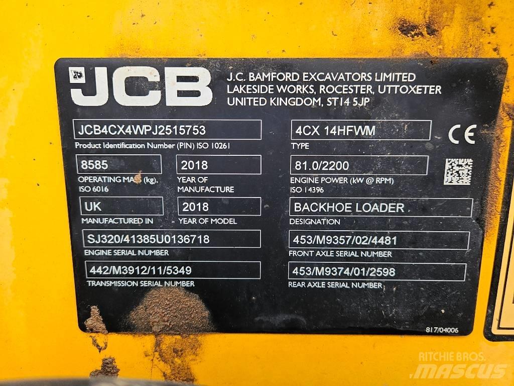 JCB 4 CX Rýpadlo-nakladače