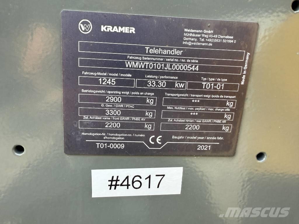 Kramer 1245 Teleskopické manipulátory
