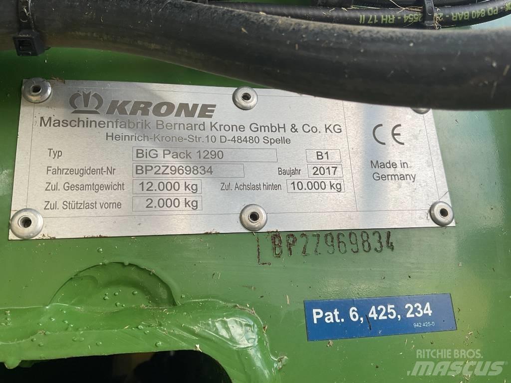 Krone BP1290 HS Lis na hranaté balíky