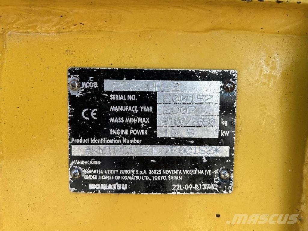Komatsu PC20MR-2 Mini rýpadla < 7t