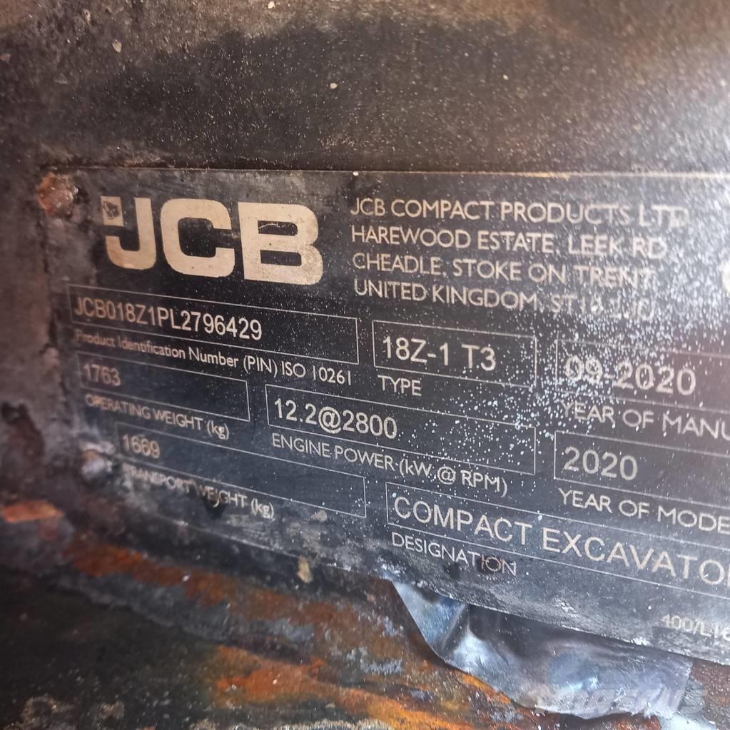 JCB 18 Z-1 Mini rýpadla < 7t