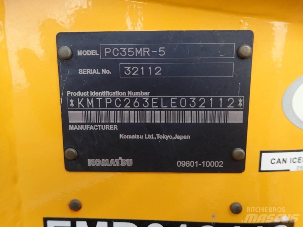 Komatsu PC35MR-5 Mini rýpadla < 7t