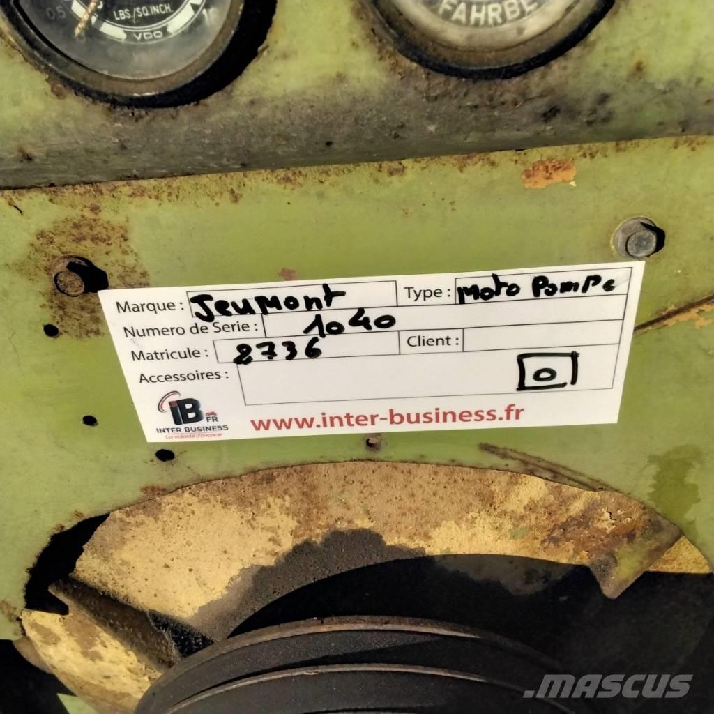  JEUMONT MOTOPOMPE Kalová čerpadla a míchadla