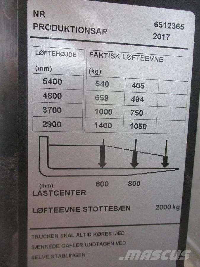 BT SPE 140L Ručně vedené vysokozdvižné vozíky