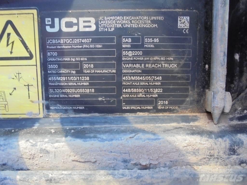JCB 535-95 Teleskopické manipulátory