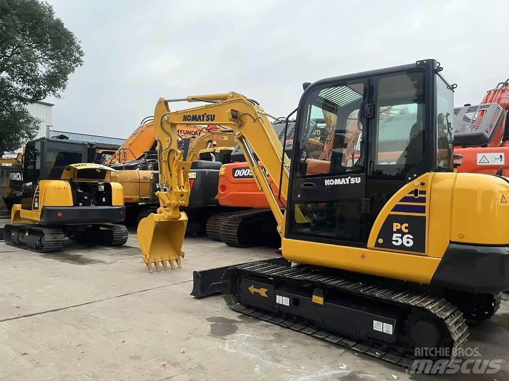 Komatsu PC 56 Pásová rýpadla