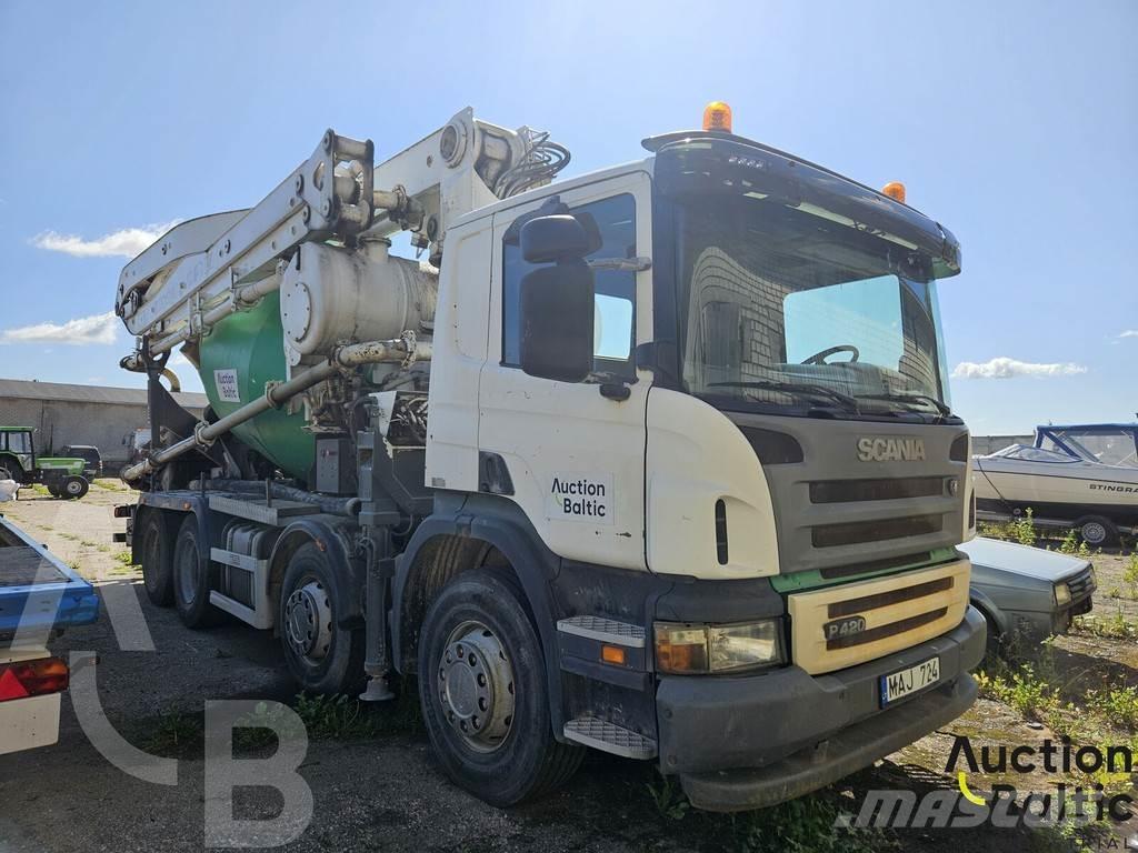 Scania P 420 Nákladní auta s čerpadly betonu