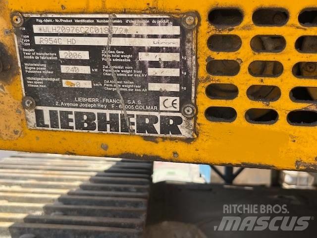 Liebherr R 954C  HD Kolová rýpadla
