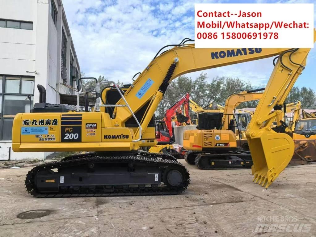 Komatsu PC 200 Pásová rýpadla