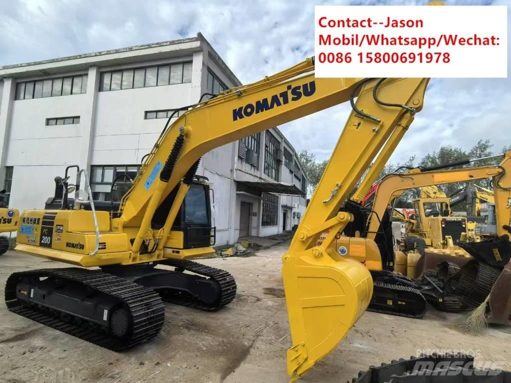 Komatsu PC 200 Pásová rýpadla