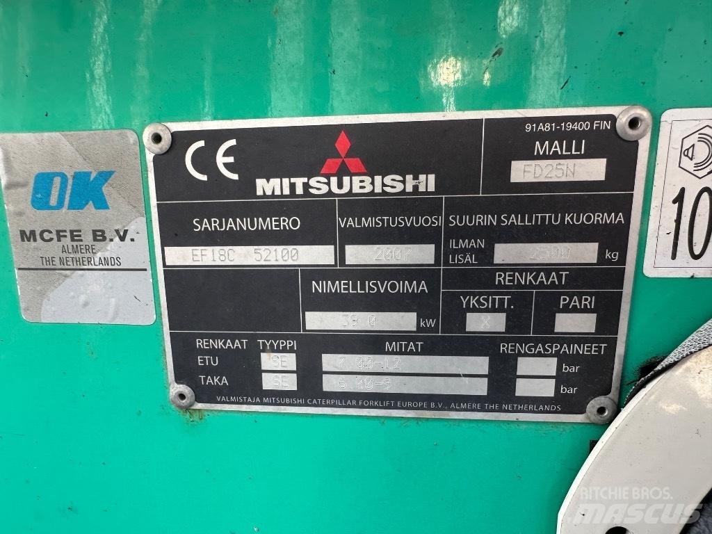 Mitsubishi FD25N Dieselové vozíky
