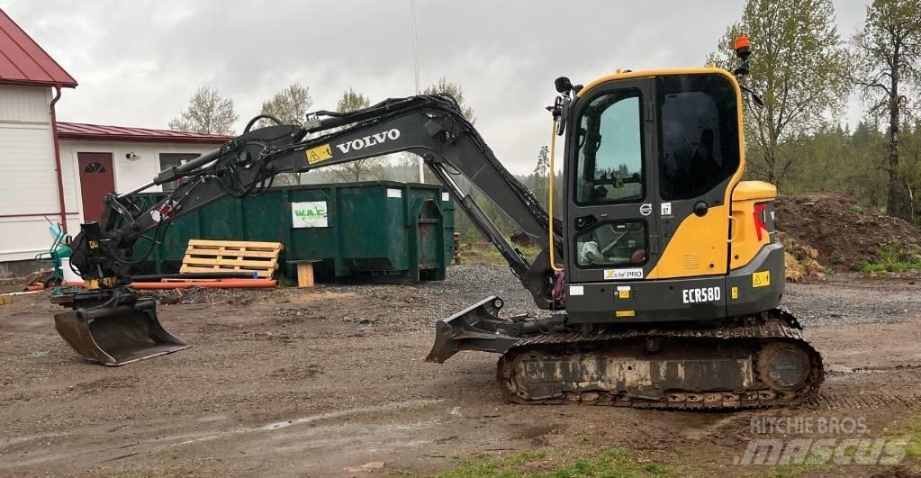 Volvo ECR 58 D Mini rýpadla < 7t