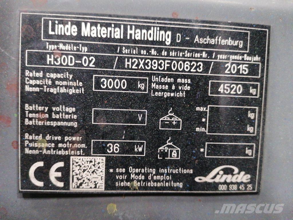 Linde H30D-02 Dieselové vozíky