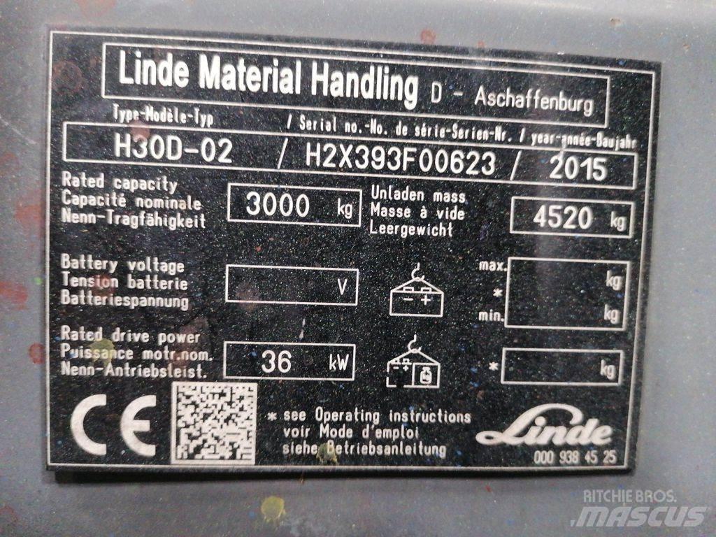 Linde H30D-02 Dieselové vozíky