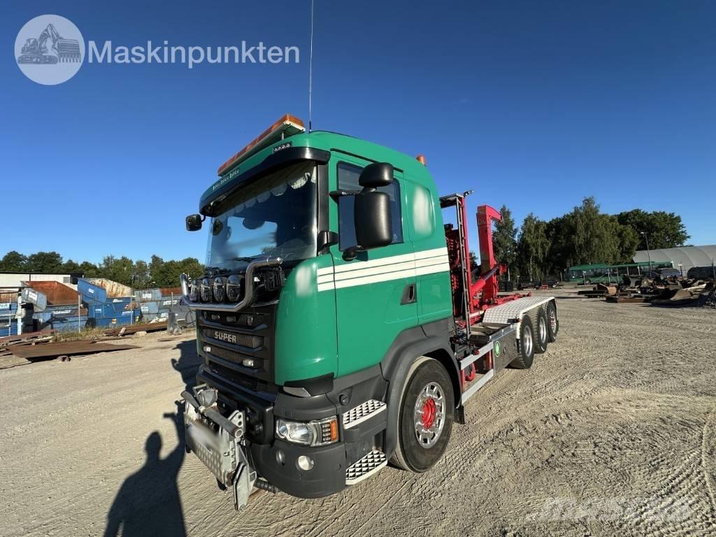 Scania R 580 LB Hákový nosič kontejnerů