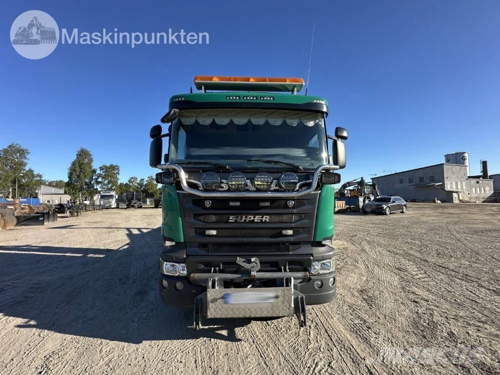 Scania R 580 LB Hákový nosič kontejnerů