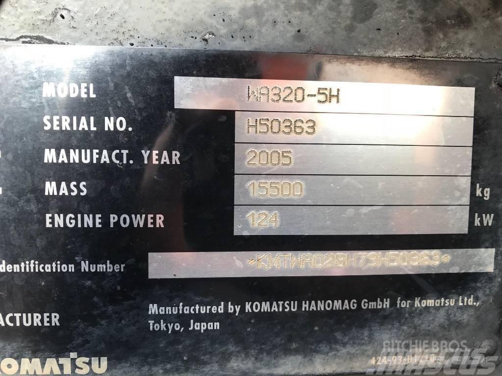 Komatsu WA320-5H Kolové nakladače