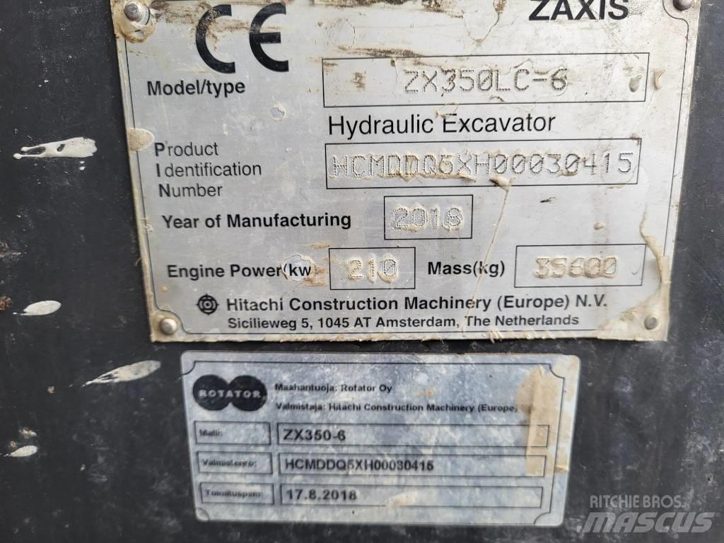 Hitachi ZX 350 LC-6 Pásová rýpadla