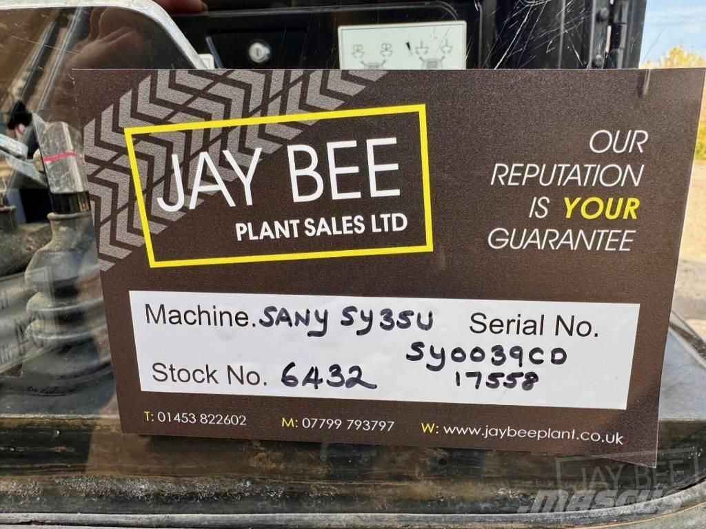Sany SY 35 U Mini rýpadla < 7t