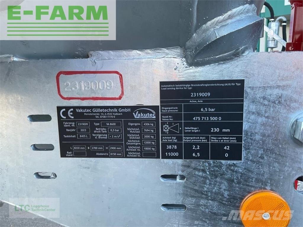  va 8600 Jiné hnojicí stroje a příslušenství