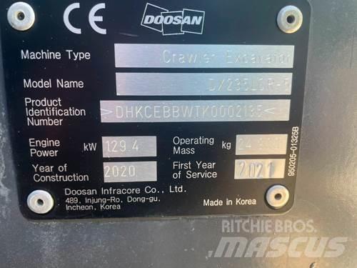 Doosan DX235LCR-5 Pásová rýpadla