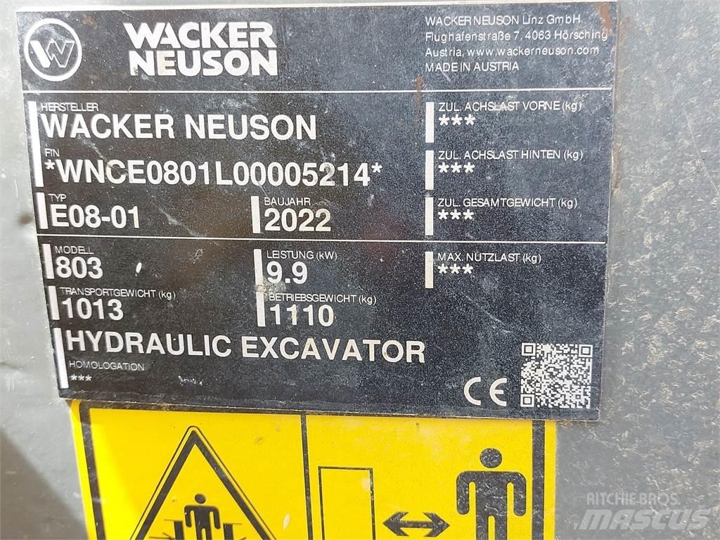Wacker Neuson 803 Pásová rýpadla