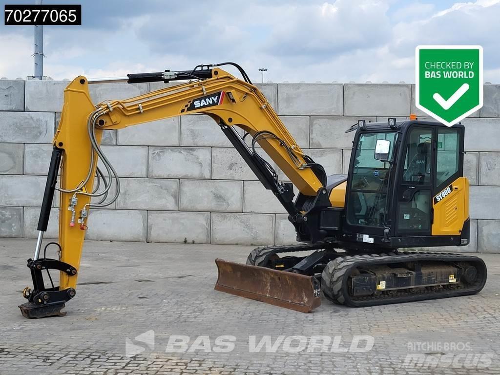 Sany SY80U Mini rýpadla < 7t