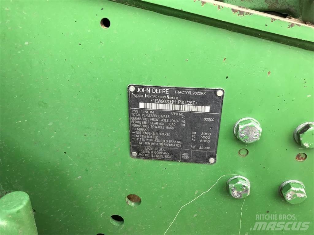 John Deere 9620RX Traktory