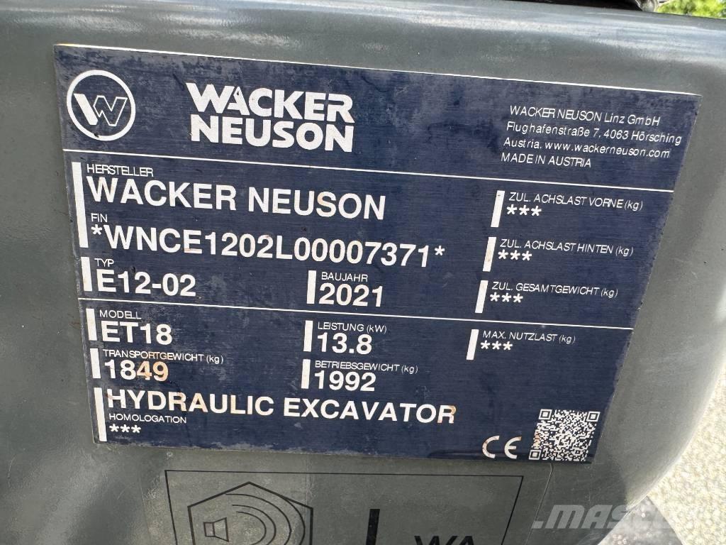 Wacker Neuson ET18 Pásová rýpadla