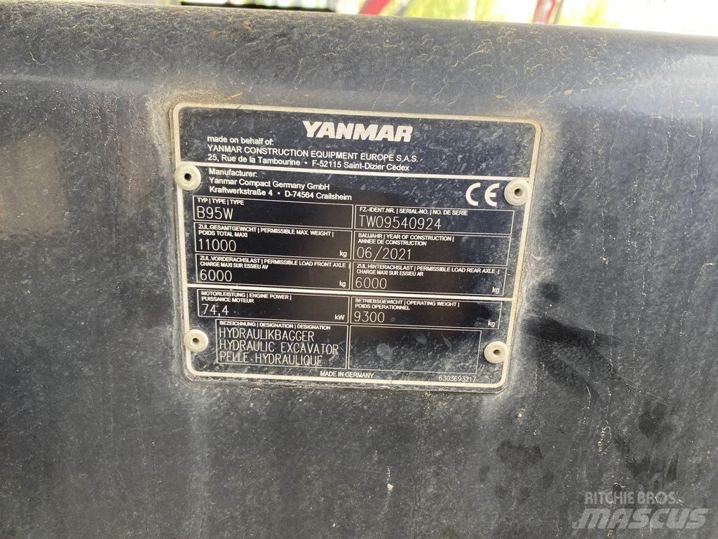 Yanmar B95W Kolová rýpadla