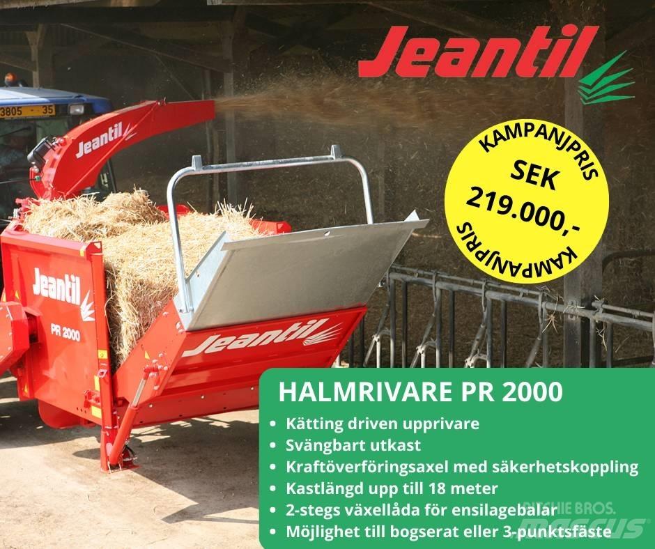 Jeantil PR 2000 Drtiče a řezače balíků