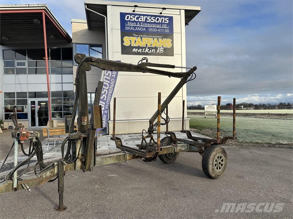  Enkelaxlad Vedkärra Lesnické přívěsy