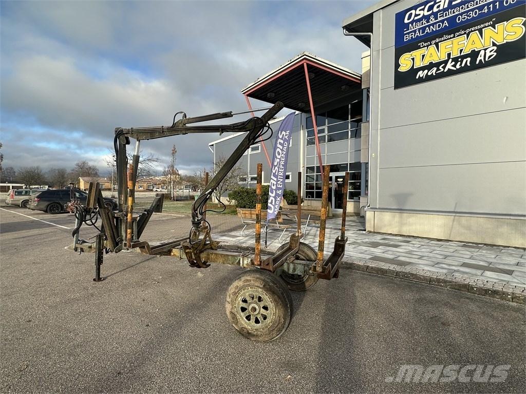  Enkelaxlad Vedkärra Lesnické přívěsy