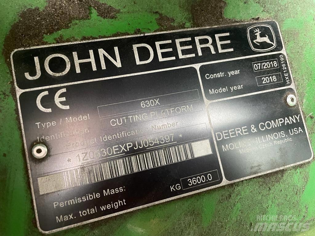John Deere 630x Příslušenství a náhradní díly ke kombajnům