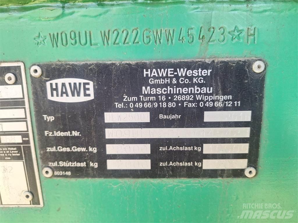 Hawe ULW 2500 T Obilné návěsy