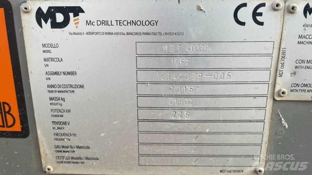  MDT 400BP Velké vrtací stroje